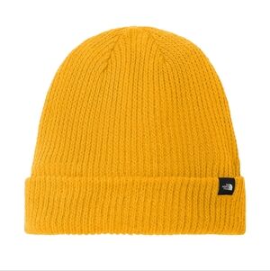The North Face Mustard Yellow Ribbed Cuff Beanie